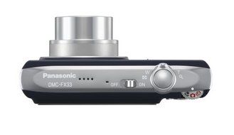 Panasonic Lumix DMC-FX33K 8.1MP Digital Camera with 3.6x Wide Angle MEGA Optical Image Stabilized Zoom (Black)