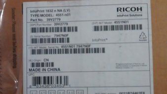 RICOH IBM INFOPRINT 1832N LASER PRINTER 39V2779