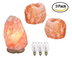 Teikis 2-Pack Himalayan Salt Tea Light Candle Holder Air Purifier And Ionizer, 2 - 3.5 Pounds N5
