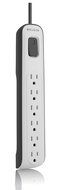 Belkin 6-Outlet AV Power Strip Surge Protector with 2.5-Foot Power Cord, 600 Joules (BV106000-2.5)