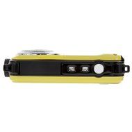 Chinatera Double Screens HD 24MP Waterproof LCD Digital Video Camera 1080P DV 16x Digital Zoom Yellow N4
