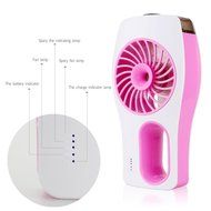 TANYHI Handheld USB Recharge Fan Facial Humidifier Mist Water Spray Fresh Air Conditioner for Beauty, Home, Office... N6