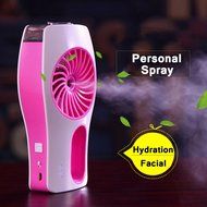 TANYHI Handheld USB Recharge Fan Facial Humidifier Mist Water Spray Fresh Air Conditioner for Beauty, Home, Office... N7