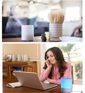 Essential Oil Diffuser, 300ml {3rd Update Version} Aromatherapy Humidifier Cool Mist Natural Lifespan | 4 Timer... N2