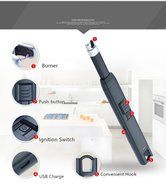[2016 Starcook Candle Arc Lighter, USB Rechargeable Electronic Windproof Flameless Arc Lighter Cigarette Lighter... N6