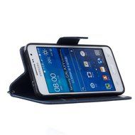 Galaxy Grand Prime Case, Galaxy Grand Prime Wallet Case,PHEZEN Cute Bear Don't Touch My Phone Design PU Leather... N13