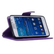 Galaxy Grand Prime Case, Galaxy Grand Prime Wallet Case,PHEZEN Cute Bear Don't Touch My Phone Design PU Leather... N17