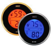 Incubator Thermometer Hygrometer with Hi/Low Memory and Touch Checking Button in Blue Light.Mieo N10