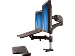 Single-Monitor Arm With Laptop Stand - ARMUNONB