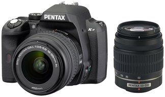 Pentax K-R 12.4 MP Digital SLR Camera with 3.0-Inch LCD and 18-55mm f/3.5-5.6 and 50-200mm f/4-5.6 Lenses (Black)