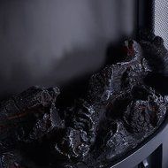 Free Standing Electric 1500W Fireplace Heater Fire Flame Stove Wood Adjustable N7