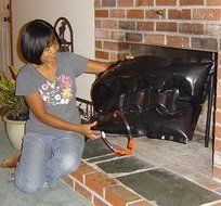 Fireplace Retangular Draftstopper LG-RECT N6