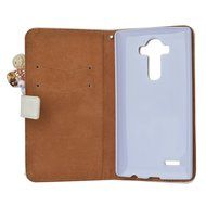 Spritech(TM) Bling Phone Case For Samsung Galaxy S6 Edge Plus,3D Handmade Colorful Crystal White Flower Accessary... N5