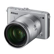 Nikon 1 J3 14.2 MP HD Digital Camera with 10-100mm VR 1 NIKKOR Lens (Silver)