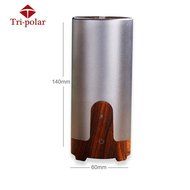 Tri-polar 50mlPortable Wood Grain Ultrasonic Mist Whisper-Quiet Vehicle-Mounted Aromatherapy Essential Oil Diffuser... N3