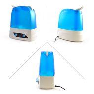 SereneLife PSLHUM80 Ultrasonic Humidifier, Warm/Cool Mist Moisture with Built-In Night Light N5