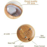 Essential Oil Diffuser, Top Home Dec Cool Mist Aroma Humidifier Ultrasonic Aromatherapy with 7 Color Changing... N6