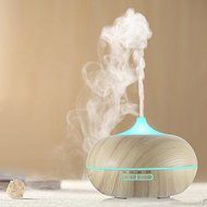 Ultrasonic Essential Oil Diffuser for Aromatherapy, GerTong 300ml Cool Mist Air Humidifier Purifier with 7 Color... N31
