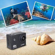 Pacuwi 4K WiFi Sports Action Camera ,30FPS 2.7K Resolution Waterproof, 2 Inch LCD Screen ,173 Degree Wide Angle... N3