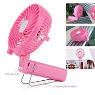 LETSBAY Foldable Hand Fans Battery Operated Rechargeable Handheld Mini Cooling Fan Electric Personal Fans Hand... N8