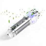 Car Ionic Air Purifier, AceFox Ionizer Freshener Removes Dust, Pollen,Smoke, Odor, Bacteria, Virus (Gray) N6