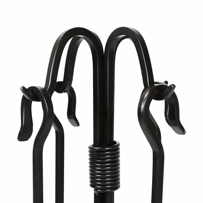 Clevr 29.5" 5pcs Fireplace Tool Set wood N7