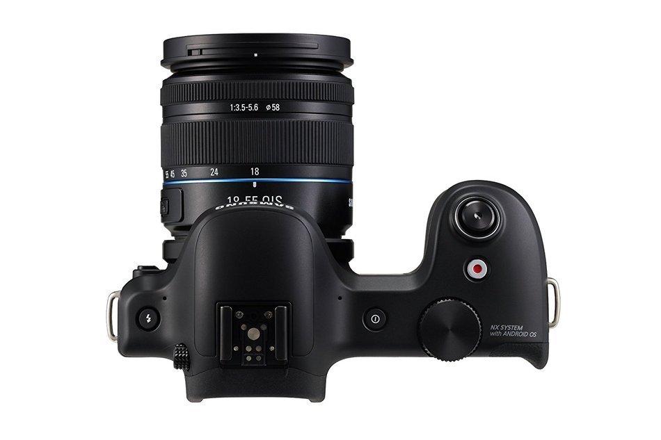 Samsung Galaxy NX EK-GN120ZKZXAR Galaxy Wireless Smart Android 4G 20.3MP Camera (Body Only) (Black) N2