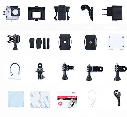 M10 12MP Full HD 1080P WiFi Sport Action Camera Waterproof DV Camcorder Car DVR Recorder Fisheye 170 Degree Wide...