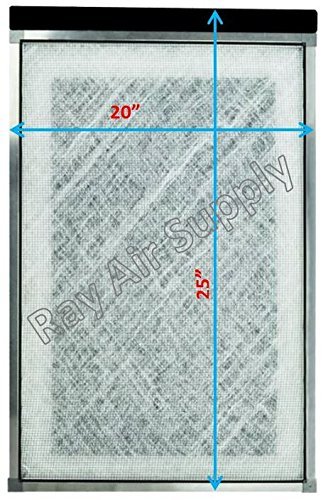 Air Ranger Replacement Filter Pads 20X25 (3 Pack) White N2
