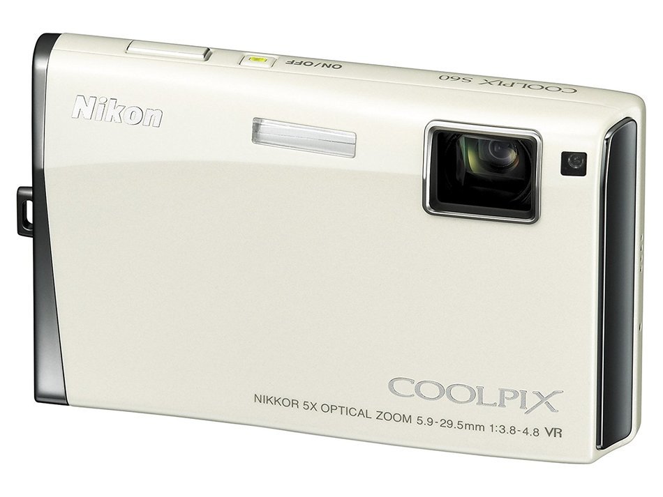 Nikon Coolpix S60 10MP Digital Camera with 5x Optical Vibration Reduction (VR) Zoom (Arctic White) N2