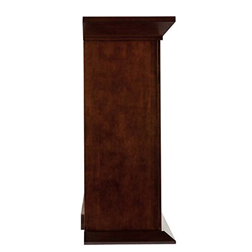 Southern Enterprises Lowery Infrared Electric Fireplace in Espresso N3