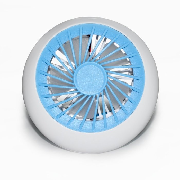 GaGa MILANO 5-inch Mini Quietness Desktop Fan Hand Hold And Support 3 Speed Cool Fan with USB Charge for Home... N8