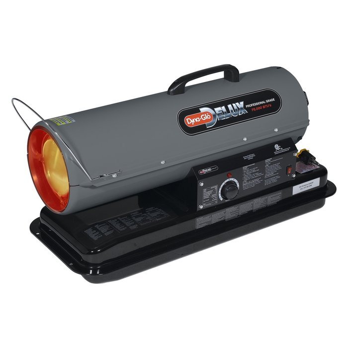 Dyna Glo Delux KFA80DGD Kerosene Forced Air Heater, 80K BTU N3