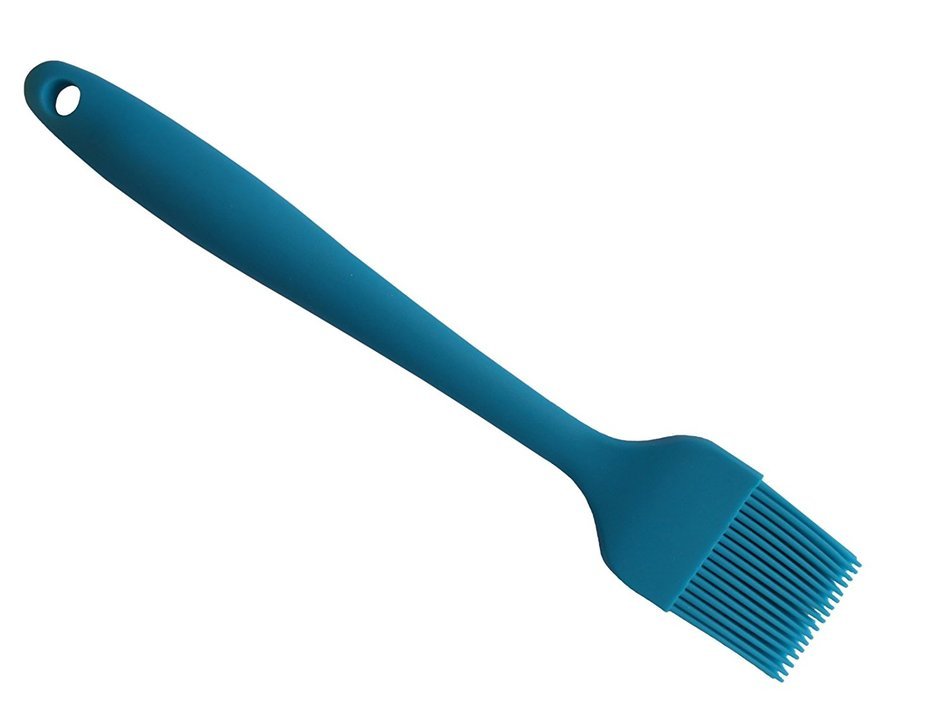 Silicone One Piece Barbecue & Basting Brush Set &ndash; 10.5 Inch BBQ Brush & 8 Inch Pastry Brush