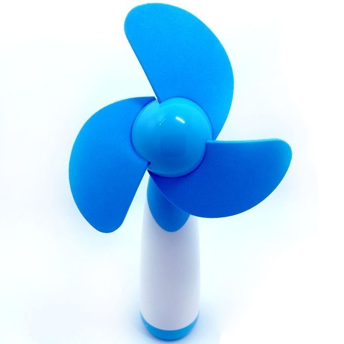 Mcupper-2016 NEW Personal Hand-held/Portable Battery Operated Mini Air Fan for Home and Travel (blue)