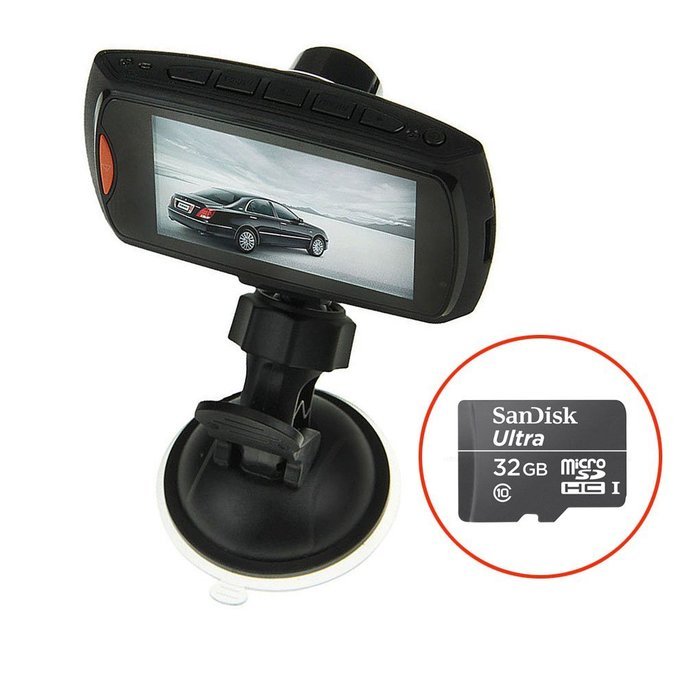 Greenery &reg; 2.7 Inch Display HD 1080p Cycle Recording Car DVR Video Cam Recorder Blackbox with One Fish Eye 170...