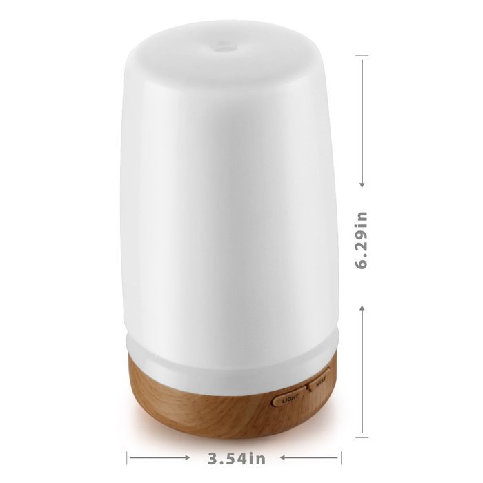 Flexzion Aromatherapy Diffuser Essential Oil Aroma Humidifier Ultrasonic Air Elegant Atomizer Purifier Mist With... N5