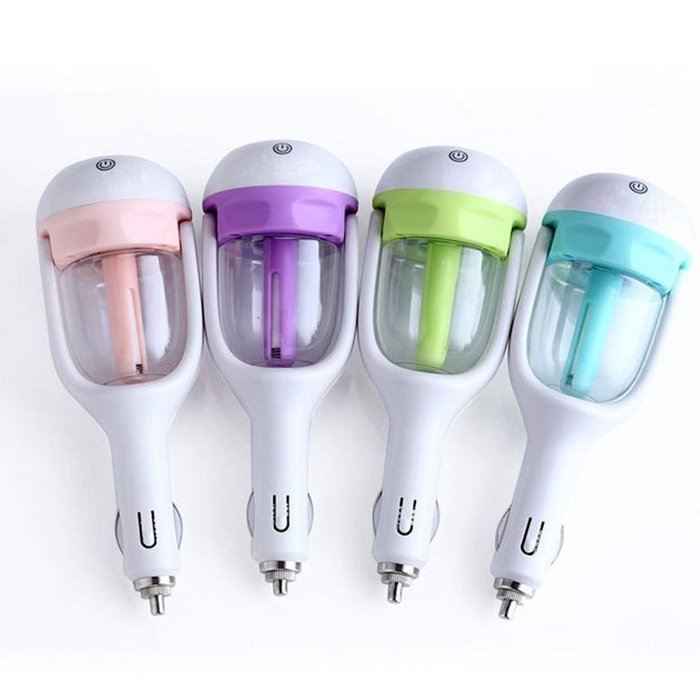 [2 in 1] Tailbox Car Air Humidifier and Aromatherapy Essential Oil Diffuser Aroma Air Purifier Fresher Fog Mist... N2