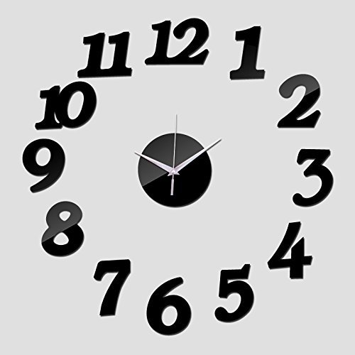 EverTrust(TM) New Wall Clock Watch Clocks Reloj De Pared Modern Design Horloge Large Decorative 3d Acrylic Mirror... N2