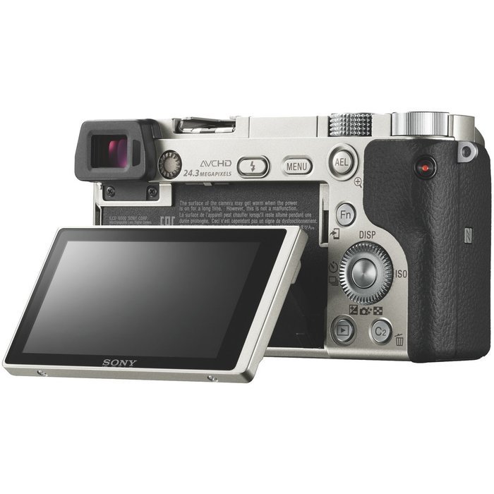 Sony Alpha A6000 Wi-Fi Digital Camera & 16-50mm (White) with 55-210mm Lens + 64GB Card + Case + Battery & Charger...