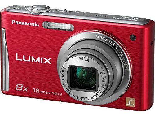Panasonic Lumix DMC-FH27 16.1 Megapixel Compact Camera - 5 mm-40 mm - Red
