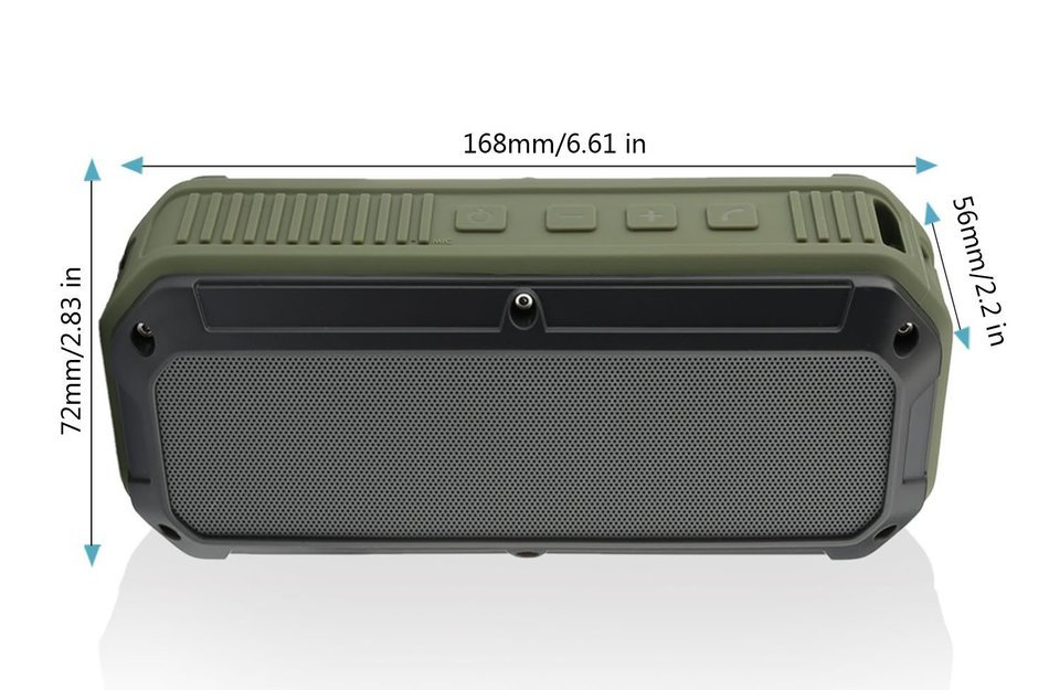 CRDC Life Wireless Portable Bluetooth Speakers 4.0 Rechargeable 2600mAh Battery Play For 10 Hour 2&times;3W Stereo Sport... N11