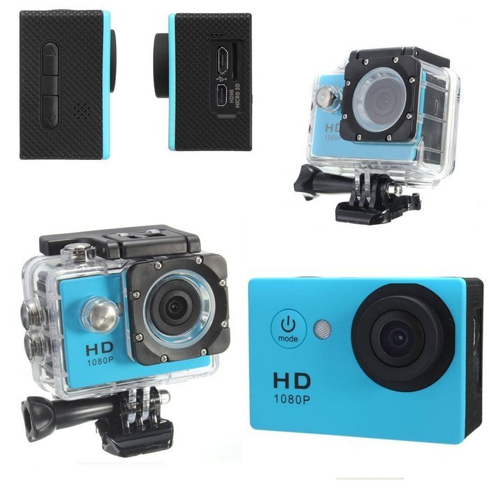 Topjoy 1080P Full HD 2.0 inch LCD Screen Waterproof Sports Action Camera Cam DV 12MP DVR Helmet Camera Sports... N5