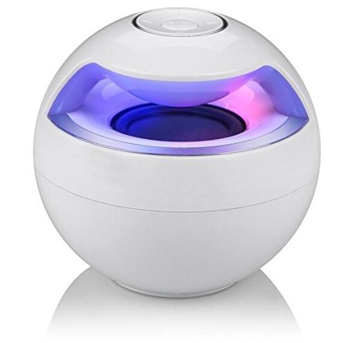 White LED Bluetooth 3.0 Stereo Speaker Flashing Lights N2