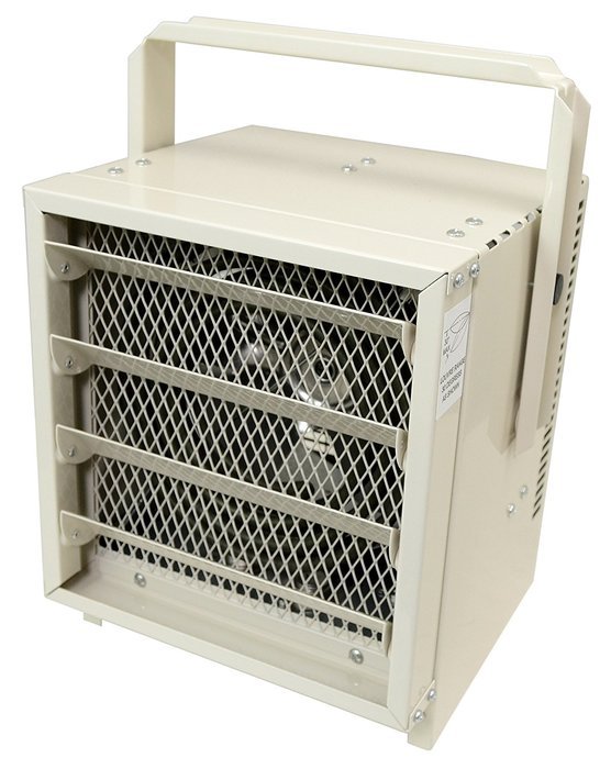 NewAir G73 Hardwired Electric Garage Heater, 17060 BTUs, Ivory N6