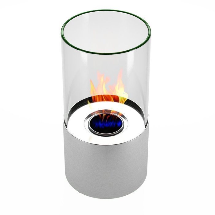 Moda Flame Lit Table Top Firepit Bio-ethanol Fireplace in Stainless Steel N14