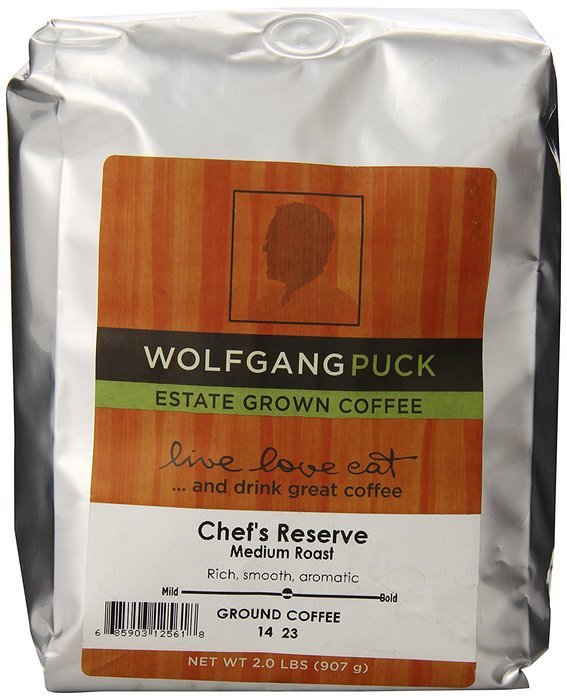 Wolfgang Puck Coffee, Chef's Reserve Ground Bulk Coffee, 2-Pounds N2