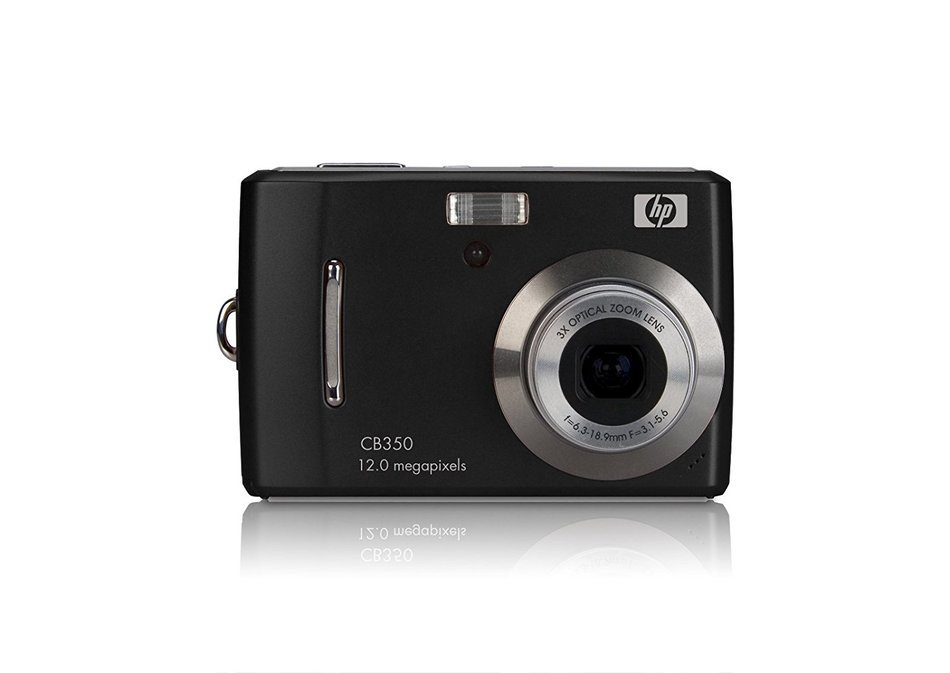HP CB350 12MP 3X Zoom Digital Camera Black