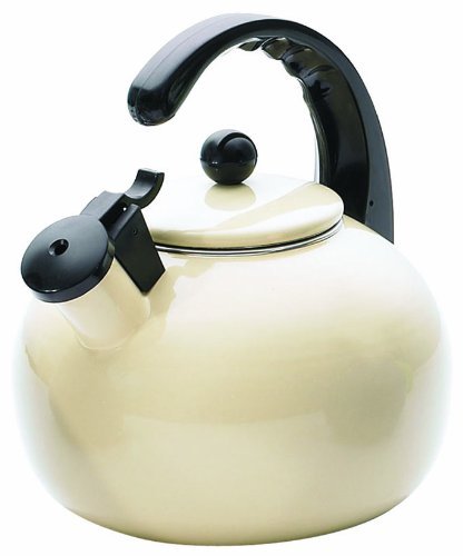 Horizon 77009 Whistling Tea Kettle by Creative Home, Off-White, 2-1/2-Quart