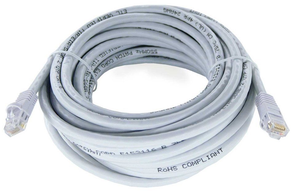 Shaxon UL724M8100BU-8FB RJ45 to RJ45 Category 6 Patch Cord - Blue, 100 Feet N6
